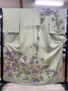琉球紅型訪問着 城間栄順