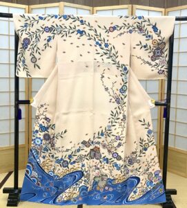 宝の海　琉球紅型訪問着　城間栄順