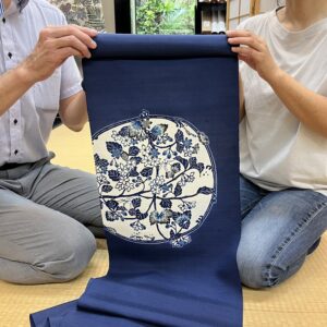 琉球紅型名古屋帯　天底びんがた工房