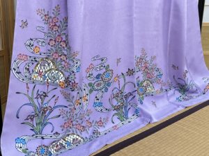 天人花 テンニンカ 琉球紅型訪問着 城間栄順