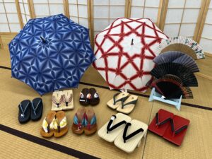 雪花絞り傘